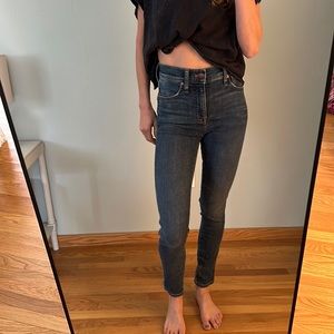 Madewell 10” high rise skinny